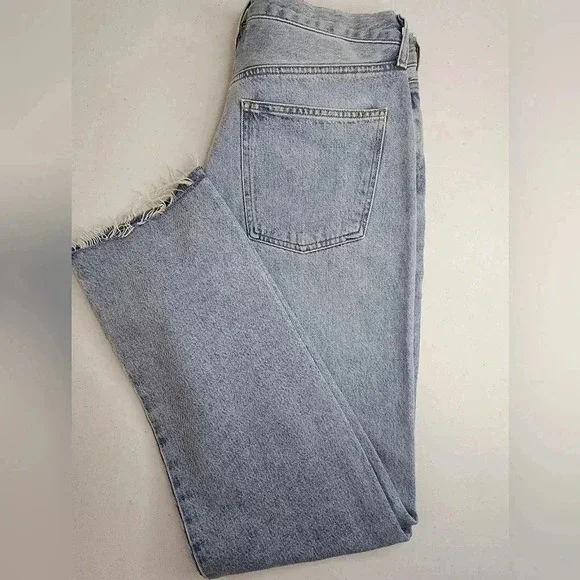 Agolde Criss Cross Straight Jean in Dimension size 32 NWT light wash